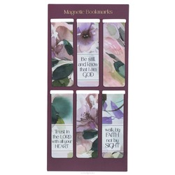 BLOOM LIKE THE FLOWERS - MAGNETIC PAGEMARKERS - SET OF 6 - 1220000324367
