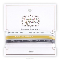 SILICONE BRACELET SET PRAISE THE LORD - 195002410251
