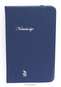NOTITIEBOEKJE DONKERBLAUW - 2015BL