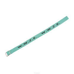 W W J D ARMBANDJE GEWEVEN MINT GROEN - 4250944327152