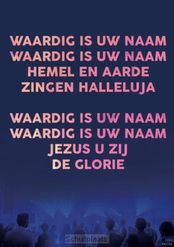 WAARDIG IS UW NAAM - REYER ANSICHTKAART - 5061671413761