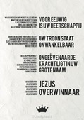 JEZUS OVERWINNAAR