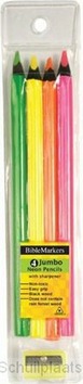 4 BIBLE MARKERS WITH SHARPENER - BIBLE MARKER - 6006937079922