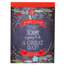 TODAY IS GOING TO BE GREAT - KLEURKAARTEN - POSTCARDS BOOK - 6006937136298