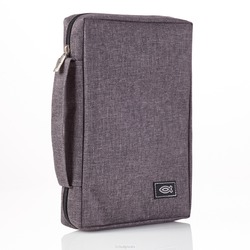 FISH - GRAY - MEDIUM- POLYCANVAS - BIBLECOVER - BOOKSIZE 156 X 224 X 40 MM - 6006937139619