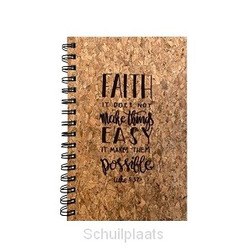 FAITH MAKE THINGS POSSIBLE LUKE 1:37 - NOTITIEBOEKJE, CHRISTELIJK - 6013913546583