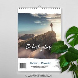 MAANDKALENDER 2022 JE BENT GELIEFD - HOUR OF POWER - 7445905170152