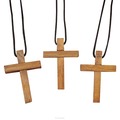 PENDANT WOOD CROSS