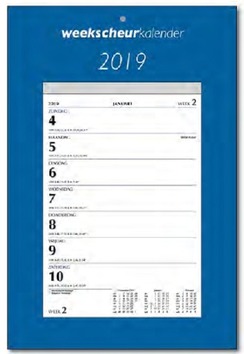 WEEK NOTITIEKALENDER 2019 SCHILD - 8716467662775