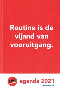 OMDENKEN AGENDA 2021 - 8716467671227