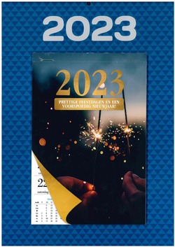 NOTITIEKALENDER WEEK 7/1 2023 OP SCHILD - 8716467675546