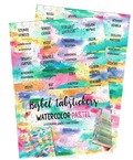 BIJBEL TABSTICKERS WATERCOLOR PASTEL - 8719324353533