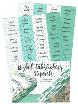 BIJBEL TABSTICKERS STIPPEN - 8719324353656