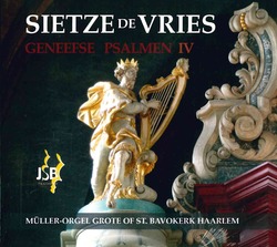 GENEEFSE PSALMEN 4 - VRIES, SIETZE DE - 8719325805505