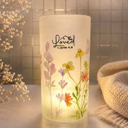 GLASS TUBE LED LIGHT LOVED 1 JOHN 4:9 - - 8721037883979