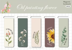 MAGNETIC BOOKMARKS (5) BIBLEVERSES FLOWE - 8785321610528