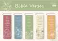 MAGNETIC BOOKMARKS (5) PASTEL FLOWERS