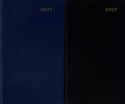 ZAKAGENDA ZWART OF BLAUW 2027 7/2 WIRE-O - 88086