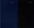 ZAKAGENDA ZWART OF BLAUW 2027 7/2 WIRE-O - 88086
