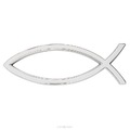 AUTO EMBLEM ICHTUS SILVER