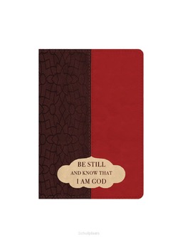 LUXLEATHER JOURNAL BE STILL AND KNOW - 9555483825066