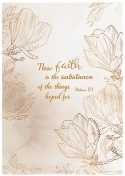 LUXLEATHER JOURNAL FAITH IS THE SUBSTANC - 9555483827701