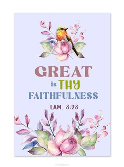 NOTEBOOK PAD GREAT IS THY FAITHFULNESS - 9555483832859