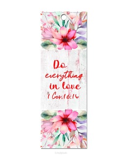 LUXLEATHER BOOKMARK DO EVERYTHING IN LOV - 9555483832866