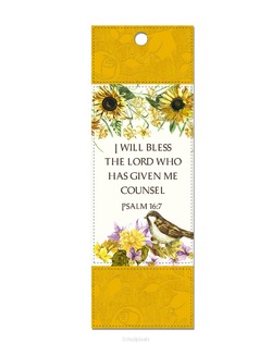 LUXLEATHER BOOKMARK I WILL BLESS THE LOR - 9555483832903