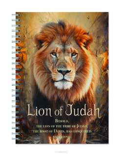 WIRE O HARD JOURNAL LION OF JUDAH - 9555483833153