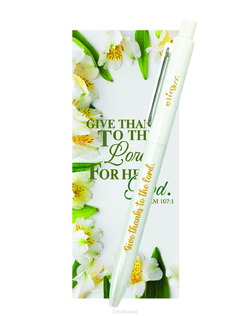 GELPEN/BOOKMARK GIVE THANKS TO THE LORD - 9555483834402