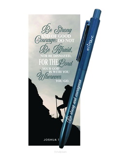 GELPEN/BOOKMARK BE STRONG & COURAGEOUS - 9555483834433