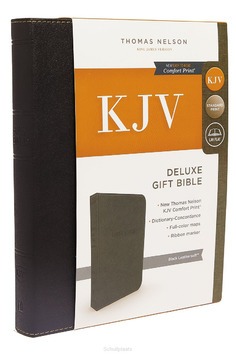 KJV - DELUXE GIFT BIBLE - BLACK, IMITATION LEATHER - 9780718097578