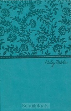 KJV - DELUXE GIFT BIBLE, BLUE IMIT. LEAT - 9780718097882