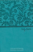 KJV - DELUXE GIFT BIBLE, BLUE IMIT. LEAT