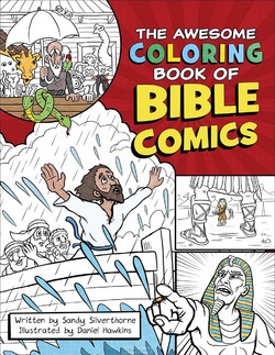 AWESOME COLORING BOOK OF BIBLE COMICS - COLOURING BOOK - 9780736971034
