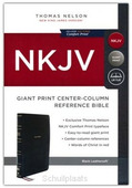 NKJV - GIANT PRINT CTR COL REF BIBLE