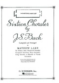 16 CHORALES FOR MILITARY BAND F-SLEUTEL