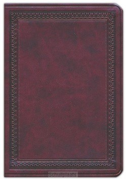 ESV LARGE PRINT COMPACT BIBLE - BROWN ORNAMENT DESIGN - 9781433560804