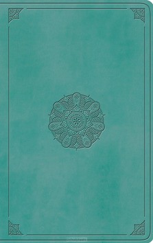 ESV - LARGE PRINT VALUE THINLINE BIBLE - TURQUOISE, EMBLEM DESIGN, TRUTONE - 9781433562167