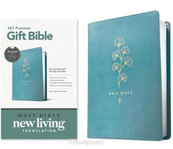 NLT PREMIUM GIFT BIBLE, FILAMENT - TEAL, LEATHERLOOK - 9781496490742