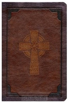 KJV - LP COMPACT REF. BIBLE WITH CELTIC - BROWN, IMITATION LEATHER - 9781535956802