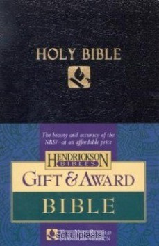 NRSV - GIFT & AWARD BIBLE - BLACK - LEATHERFLEX - 9781565634619