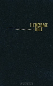 MESSAGE GIFT & AWARD BIBLE BLACK LEATHER - 9781631467103