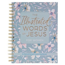 COLORING DEVOTIONAL ILLUSTRATED WORDS OF - CAROLYN LARSEN - 9781639527670