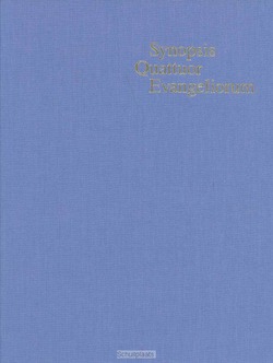 SYNOPSIS QUATTUOR EVANGELIORUM - 9783438051301