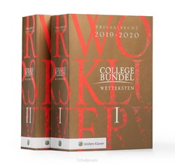 WOLTERS KLUWER COLLEGEBUNDEL 2019-2020 - KUMMELING, HENK; SNIJDERS, HENK - 9789013151817