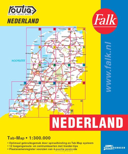 FALK AUTOKAART NEDERLAND ROUTIQ - 9789028730502