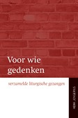 VOOR WIE GEDENKEN - JONGERIUS, HENK - 9789030401322