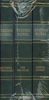 STATENBIJBEL 3 DLN ZWART HERZIENE UITGAV - 9789033112003